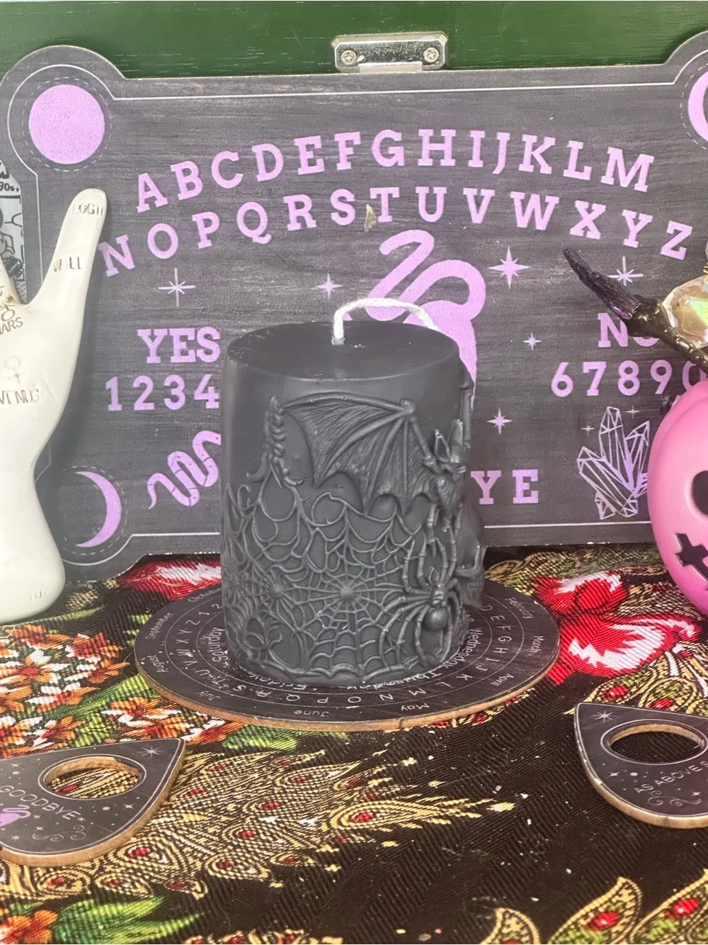 Midnight Crypt Pillar Candle